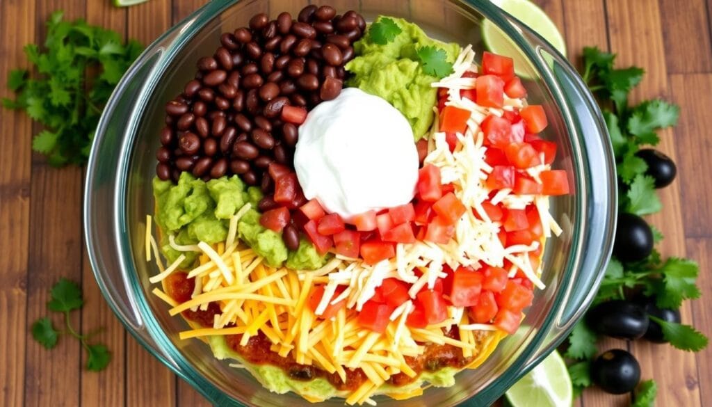 7 layer taco dip ingredients