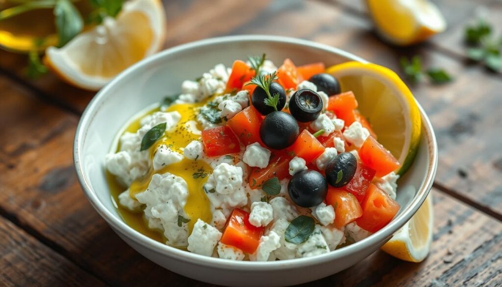 Mediterranean cottage cheese