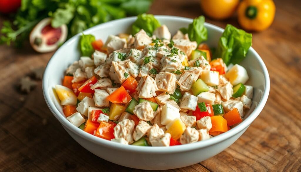 chicken and egg salad