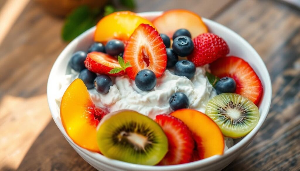 cottage cheese and fruit