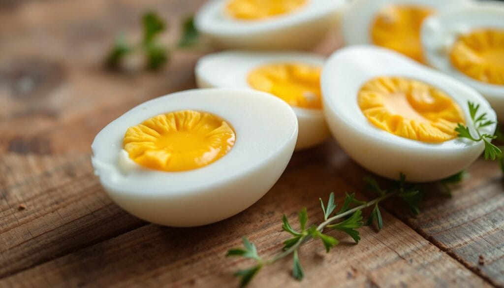 hard-boiled eggs