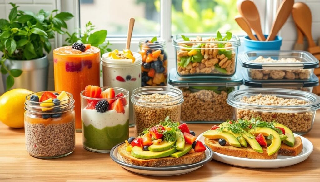 vegan breakfast meal prep