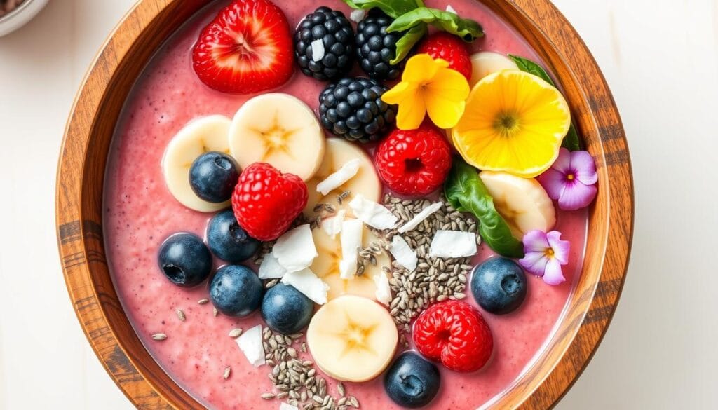 vegan breakfast smoothie bowl