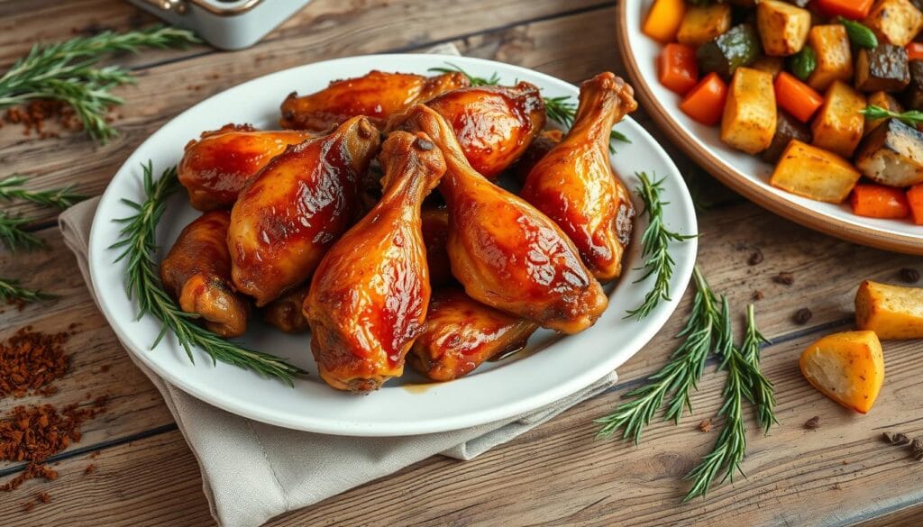 Baked turkey wings