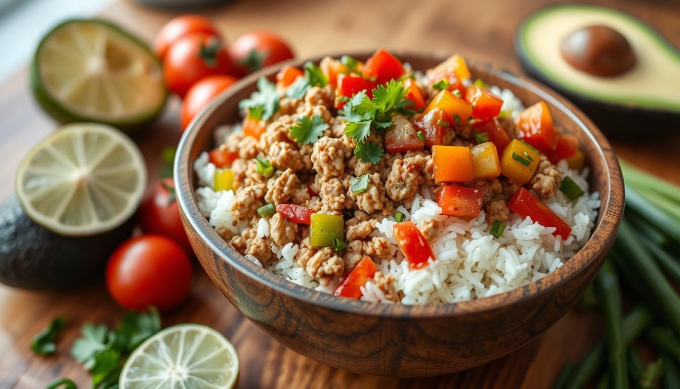 Ground Turkey Rice Bowls recipes