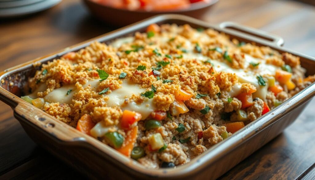 turkey and veggie casserole