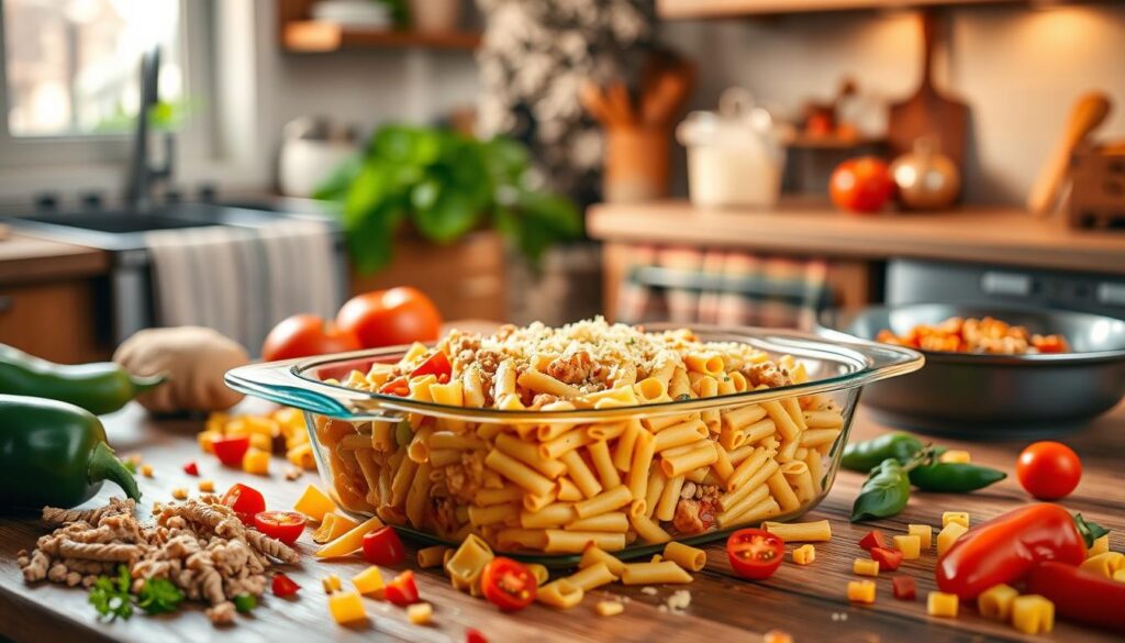 turkey pasta bake