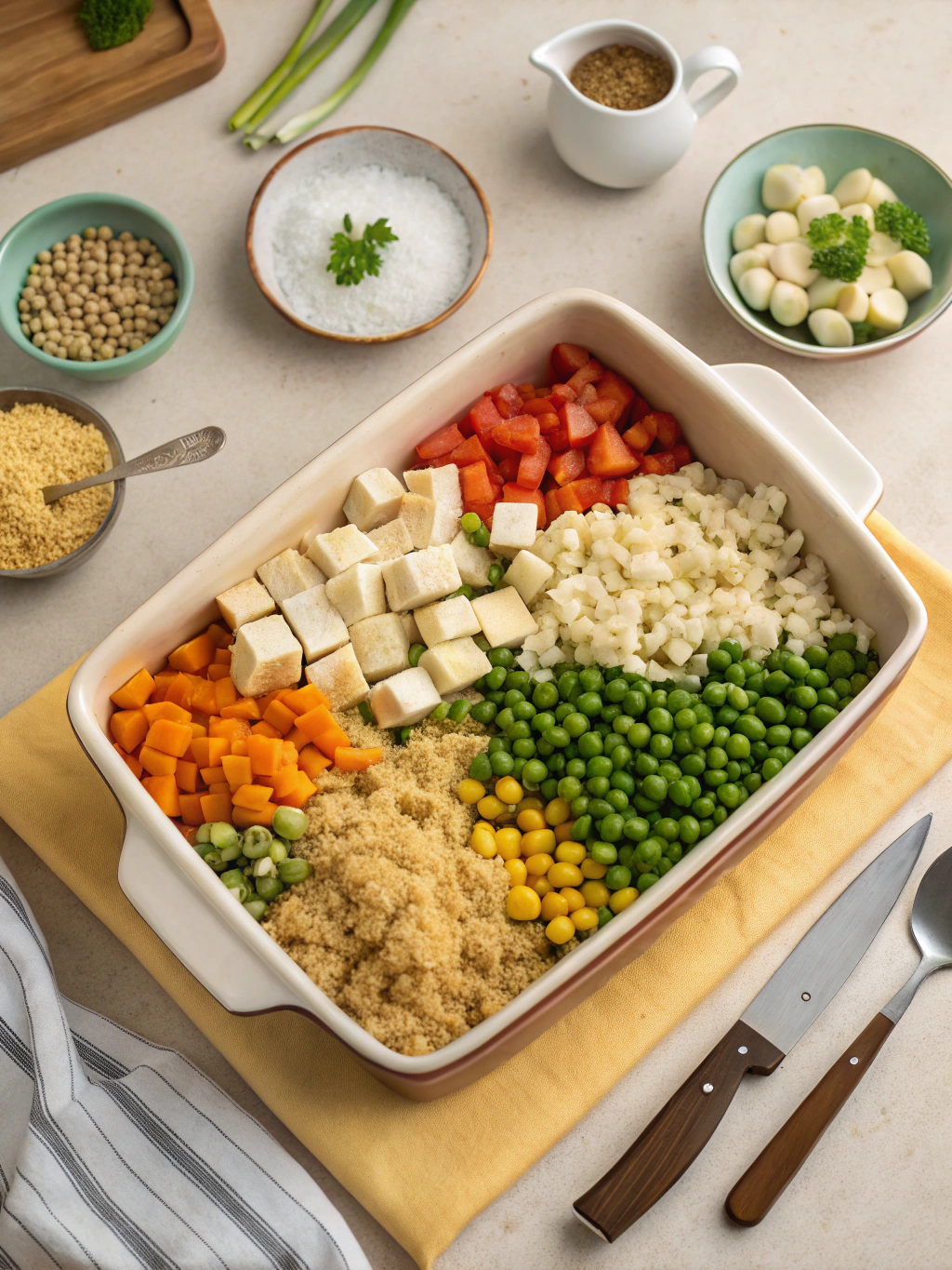 Vegan Casserole Recipes preparing steps