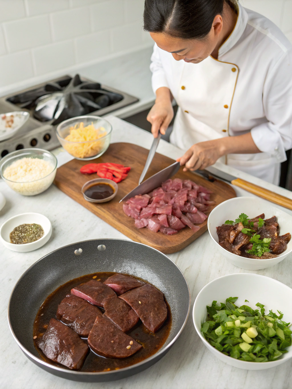 Beef Liver Recipes preparing steps