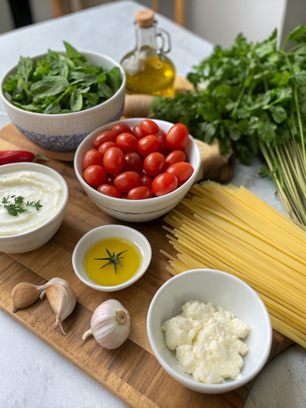 Boursin Cheese Pasta Recipe ingredients