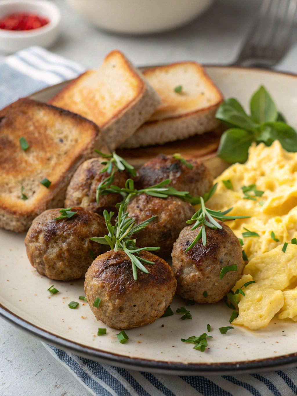 Breakfast Meatballs