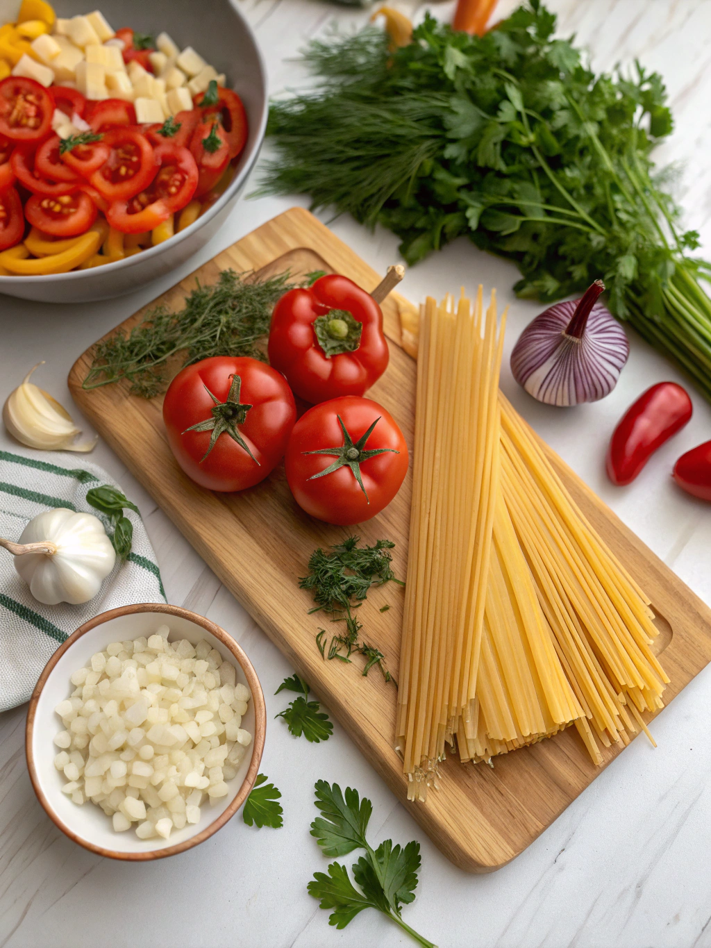 Turkish Pasta Recipe ingredients
