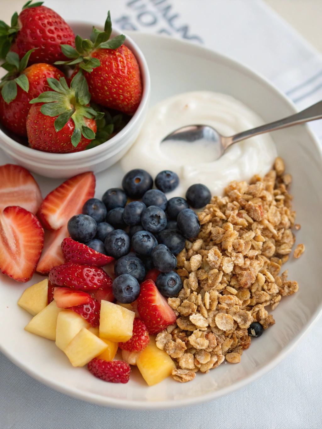 Breakfast Parfait ingredients