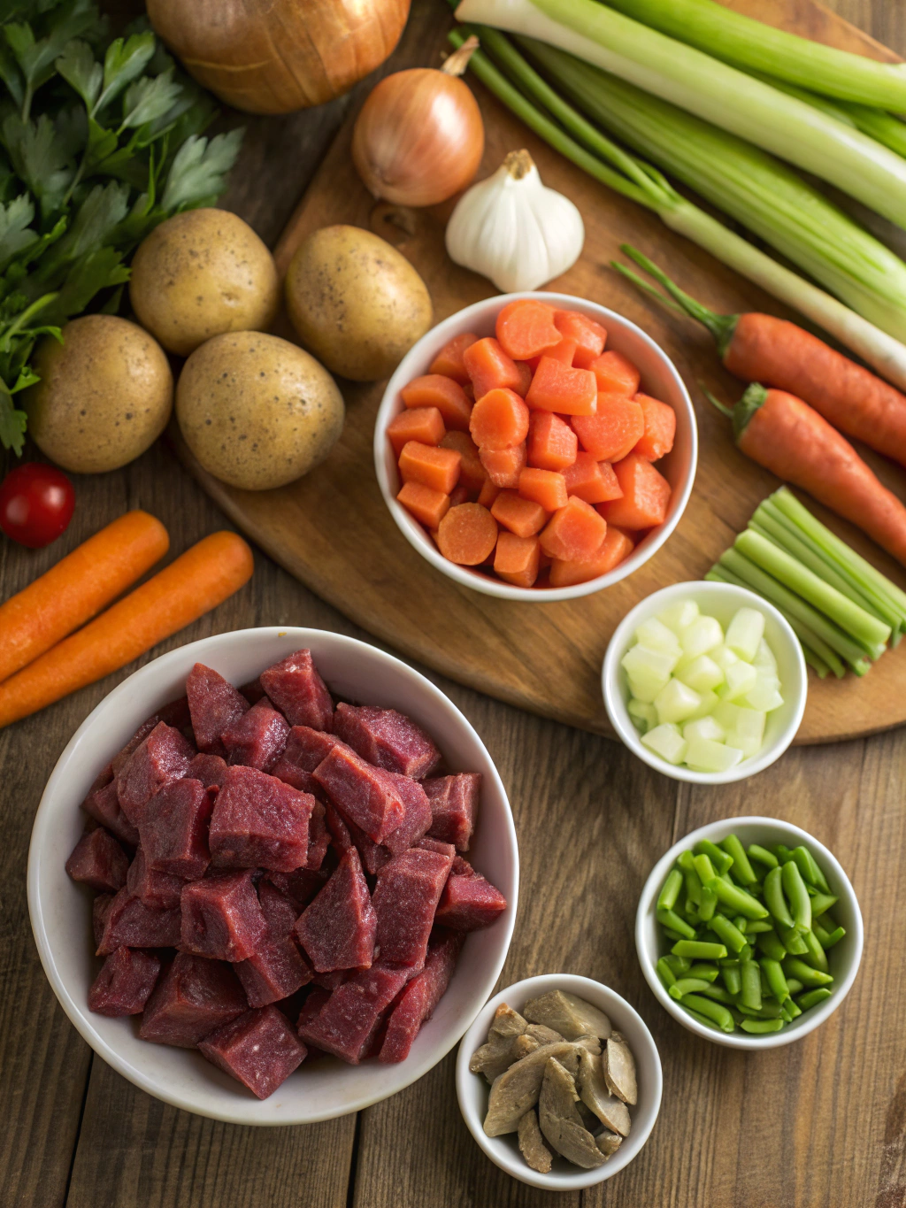 Old Fashioned Vegetable Beef Soup Recipe ingredients